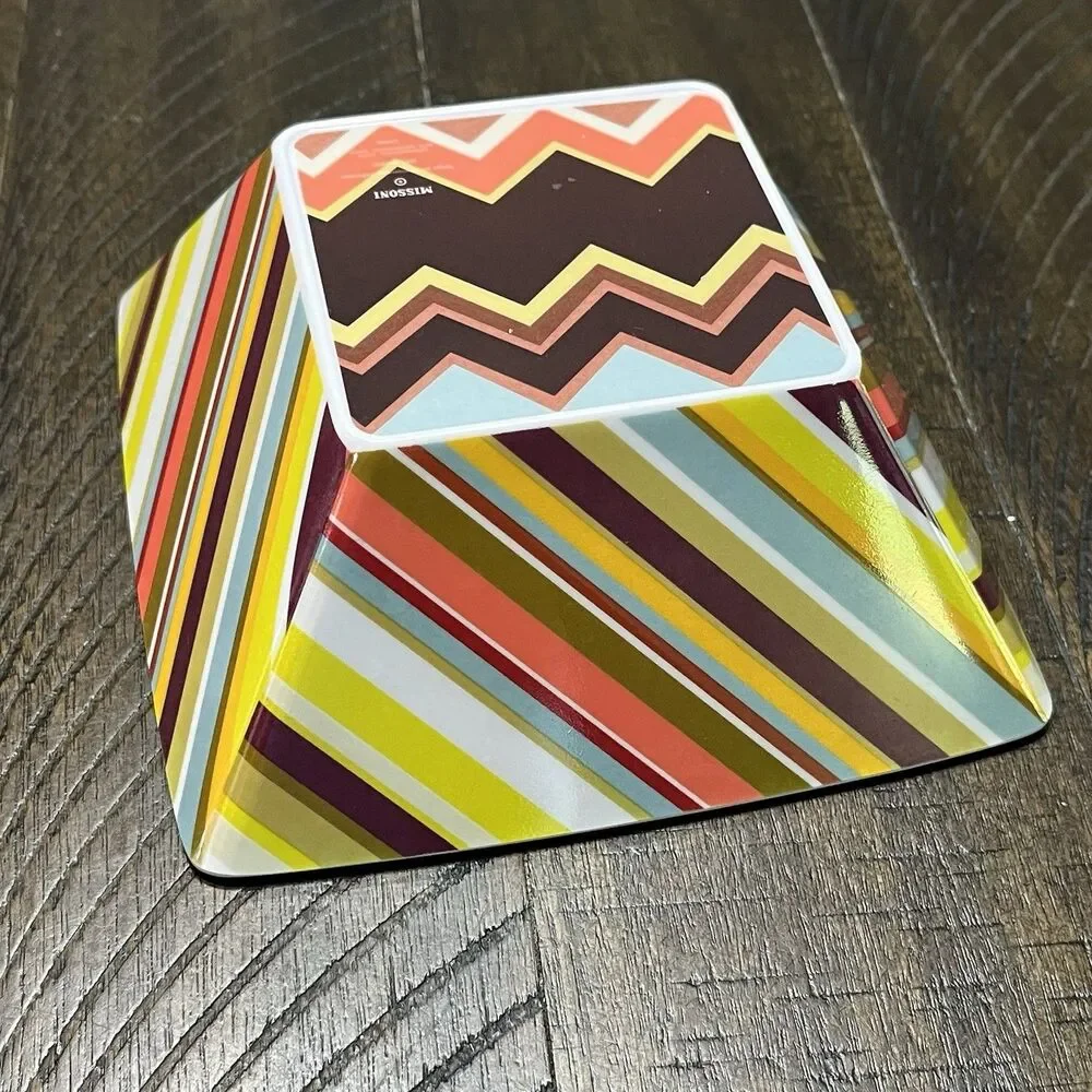 Missoni Target Set of 4 Cereal Bowls 20th Anniversary Melamine 6” Geometric